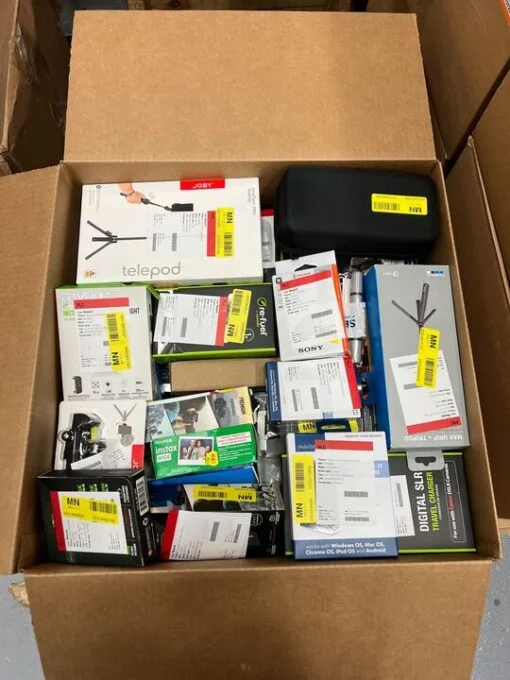 BOX OF RETURNS (Electronics) – ITEMS 47 – MSRP €2 BOX OF RETURNS (Electronics) – ITEMS 47