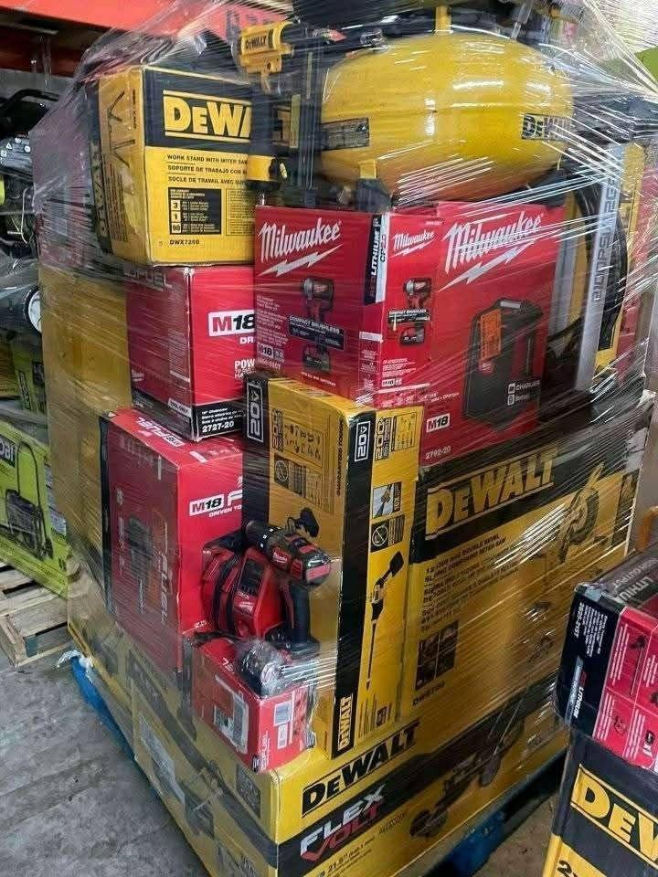 photo_2025-05-31_11-20-08 Wholesale Milwaukee & DeWalt Tool Pallet – 60+ Brand New Mixed Power Tools