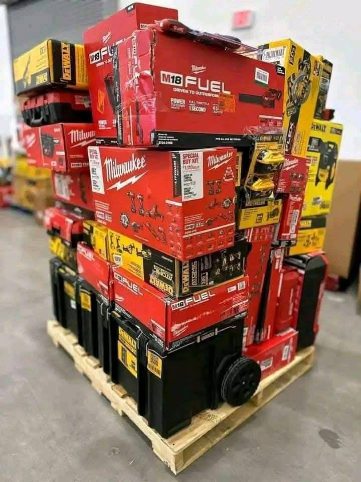 Wholesale Milwaukee & DeWalt Tool Pallet – 60+ Brand New Mixed Power Tools Wholesale Milwaukee & DeWalt Tool Pallet – 60+ Brand New Mixed Power Tools